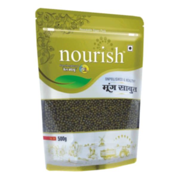 Nourish Moong Sabut - 500 gm, 75